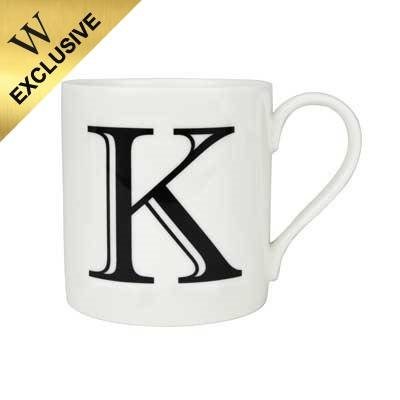 Waterstones Letter Mug K