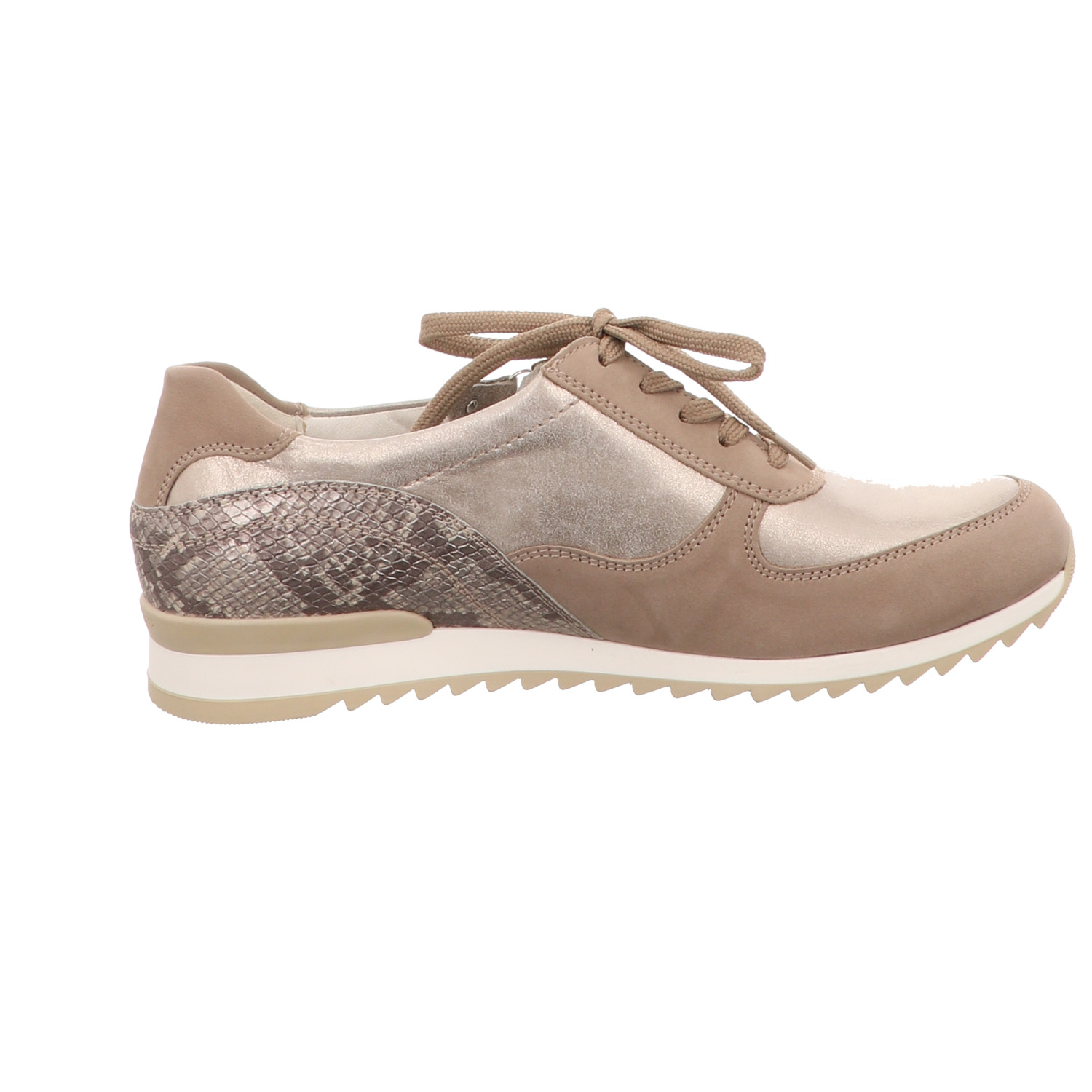 Waldläufer Schnürhalbschuh beige