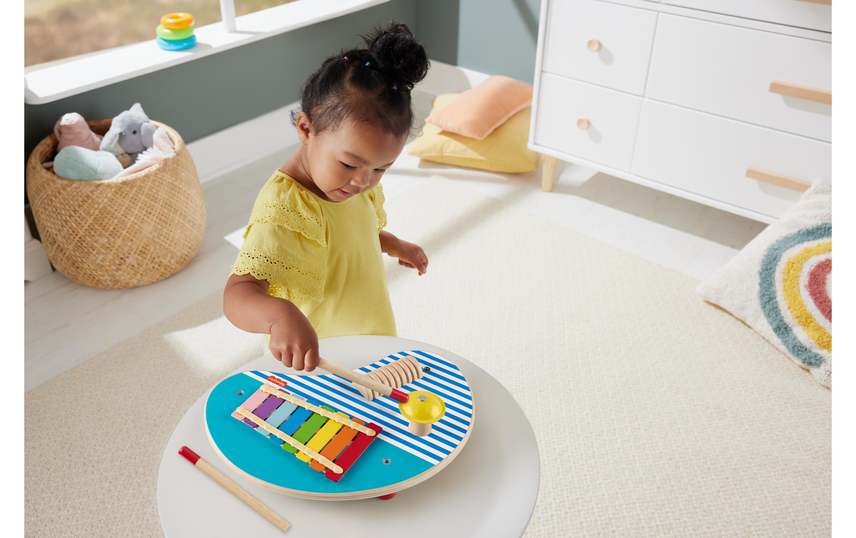 Musiktisch aus HolzHolz-Musikspielzeug für Kleinkinder
