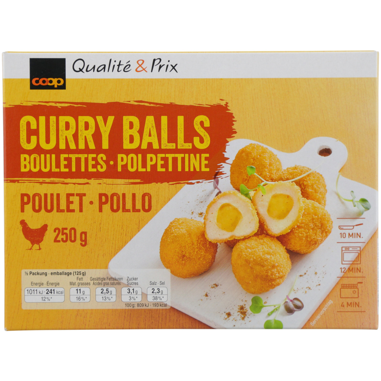 Poulet Curry Balls