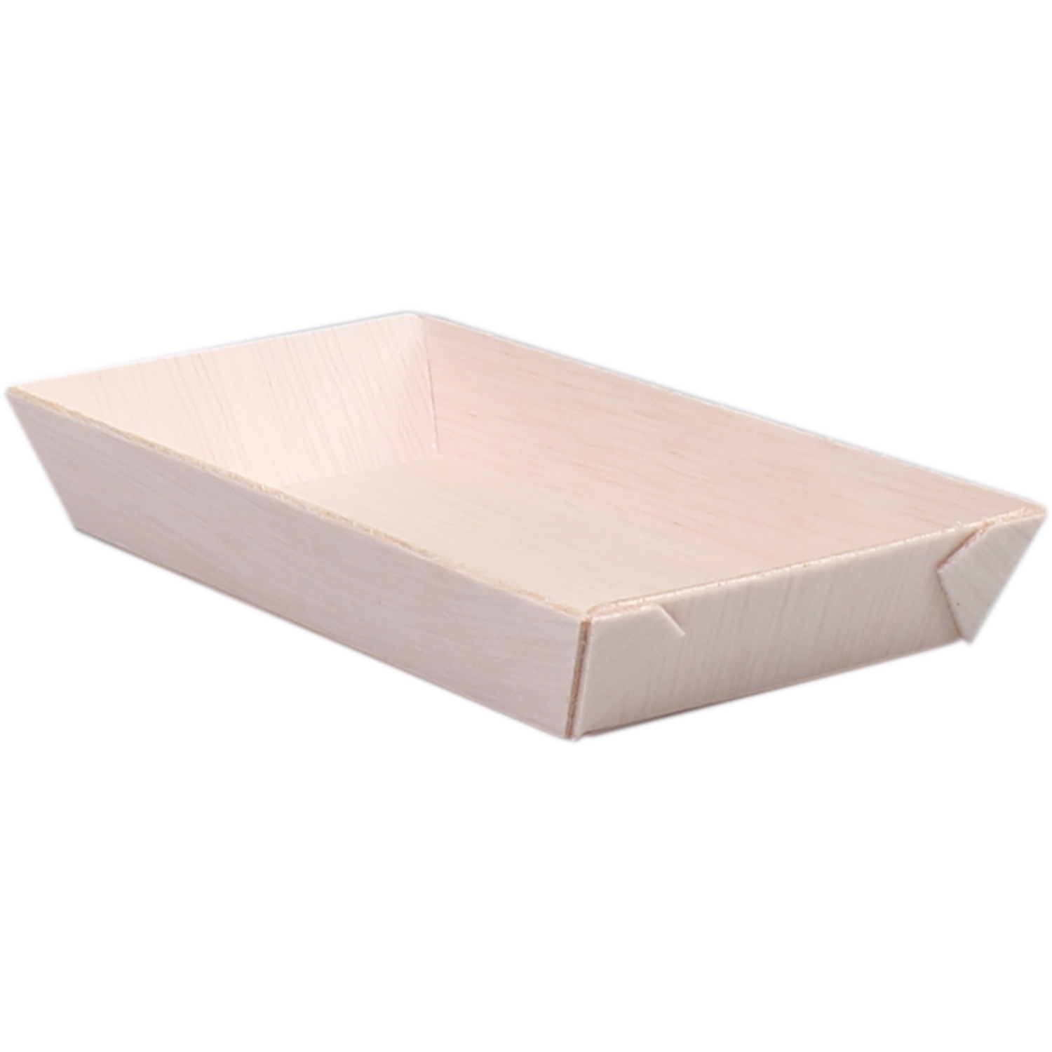 Depa Schaal, hout, rechthoekig, 130x65x20mm, naturel