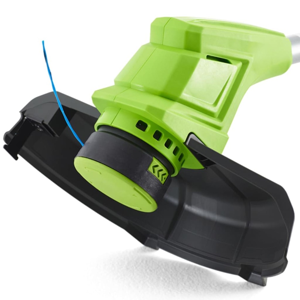 Coupe bordure 30cm greenworks 24v - 1 batterie 2,0 ah - 1 chargeur - g24ltk2