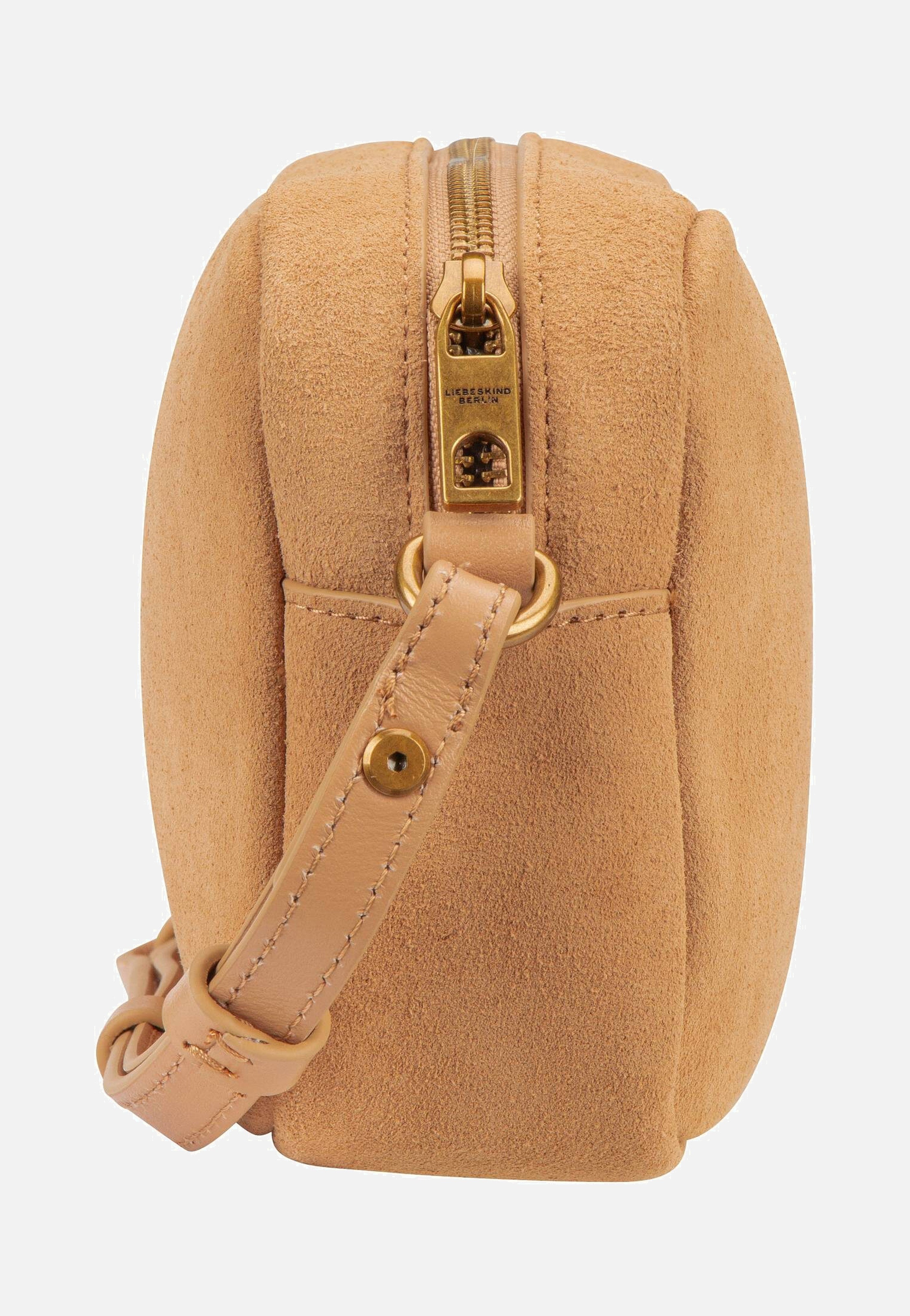Ella Camera S Suede Beige - Crossbody Bag