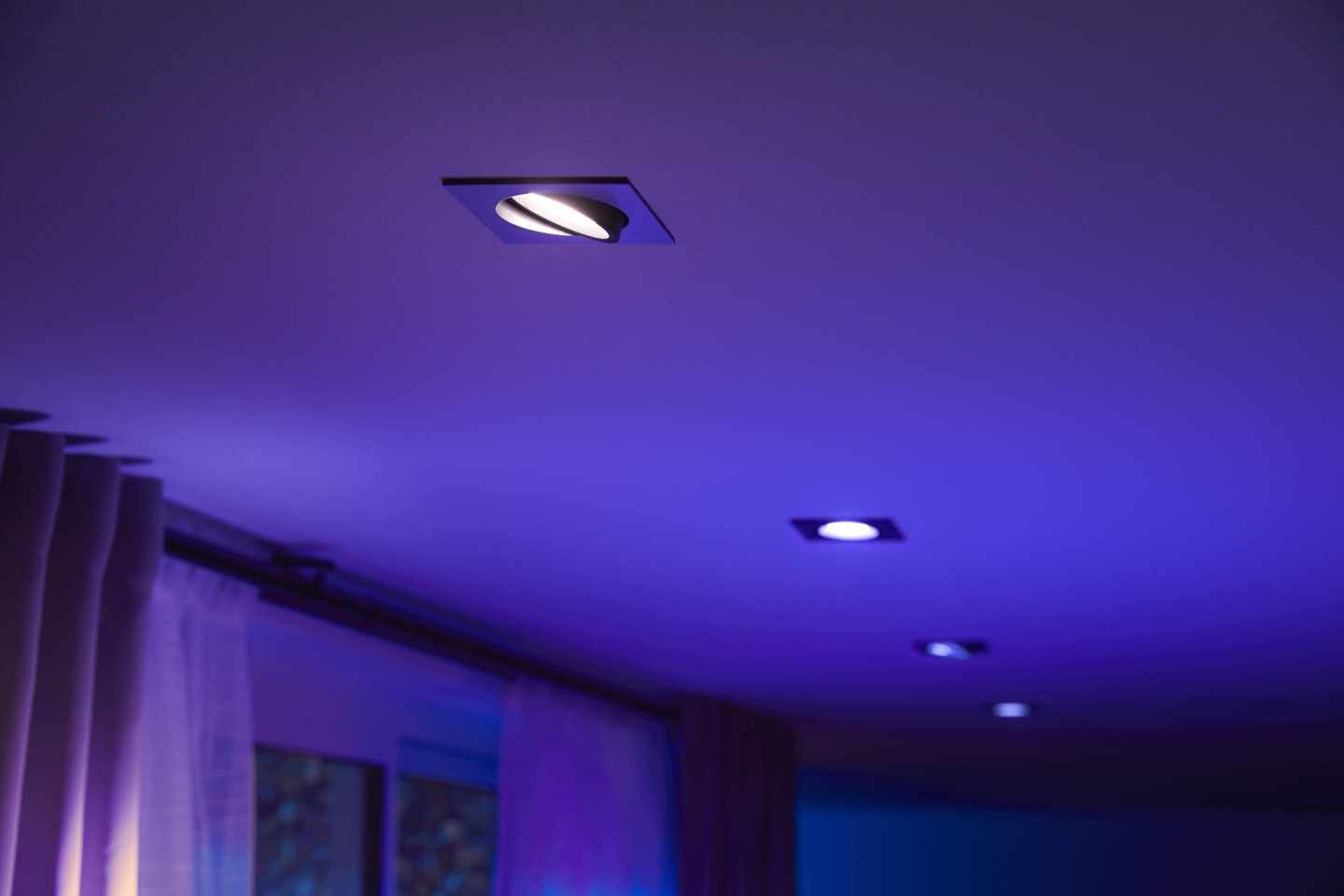 Philips Hue - Centura Hue Recessed Squared - White & Color Ambiance - Aluminium