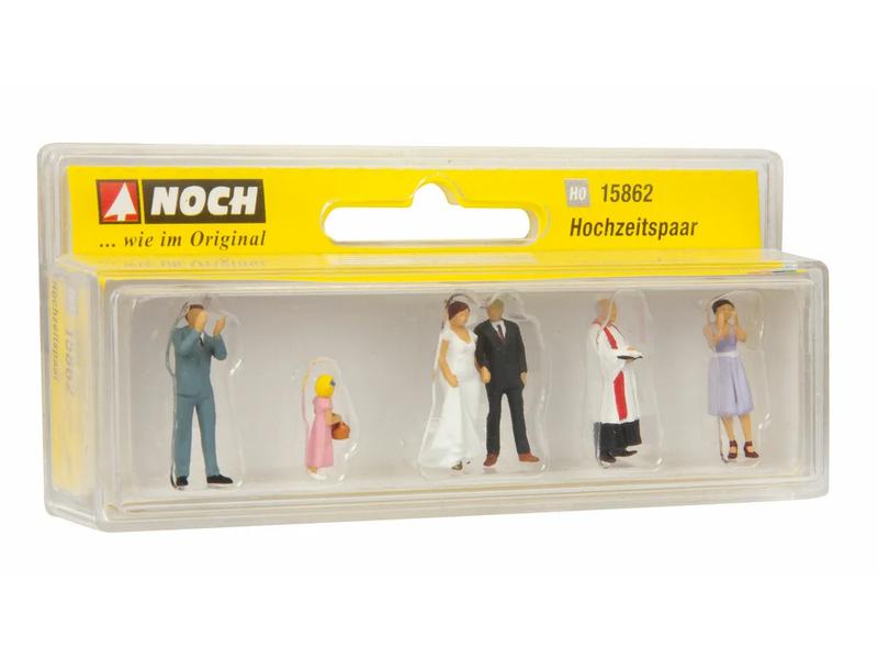 NOCH Figuren Hochzeitspaar H0 Figuren im Massstab 1:87