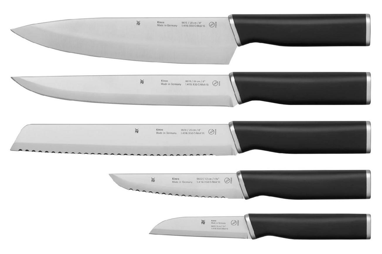 WMF Kineo 1882279992, 5-delige keukenmessenset