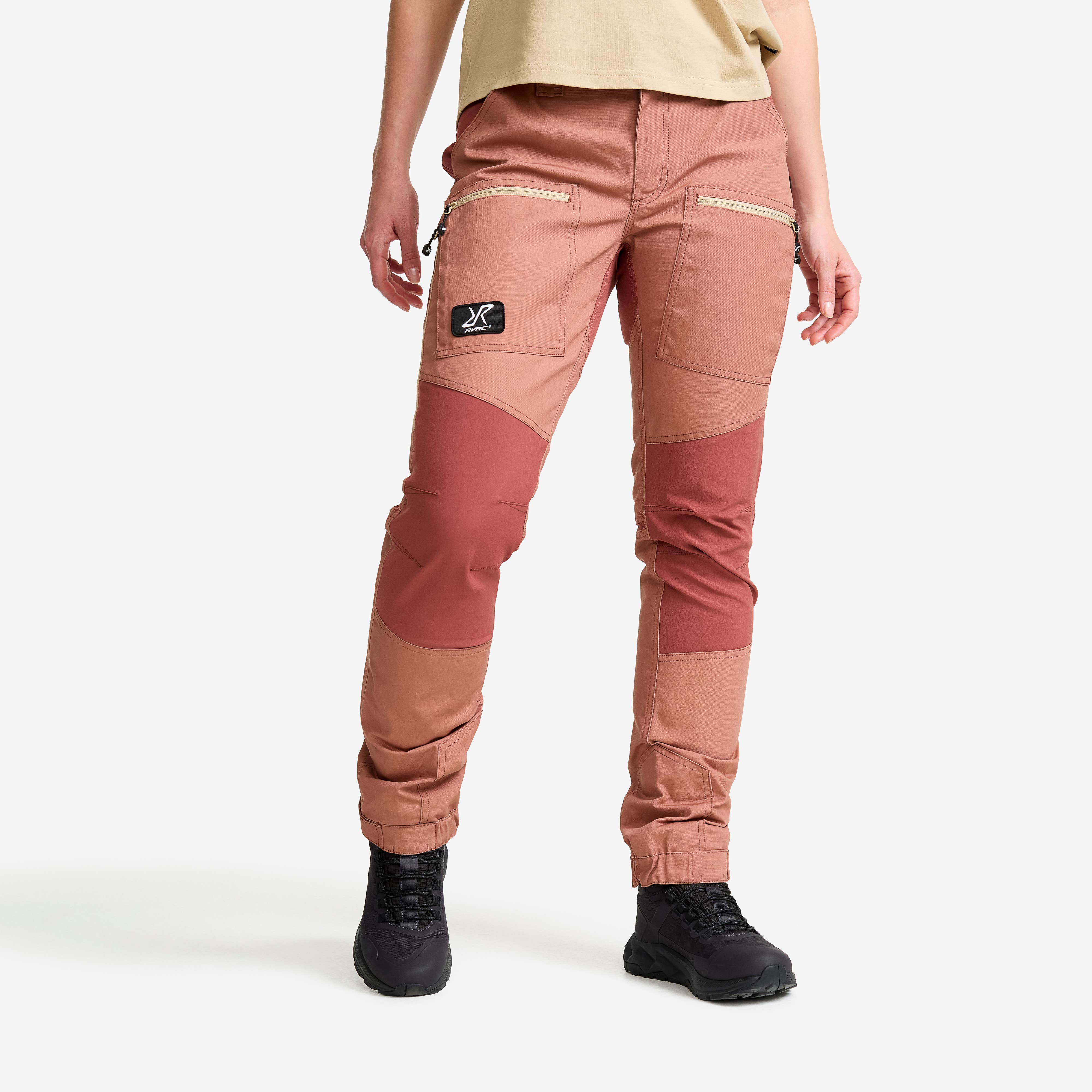Nordwand Pro Pants Dame Pink Wood/Apple Butter
