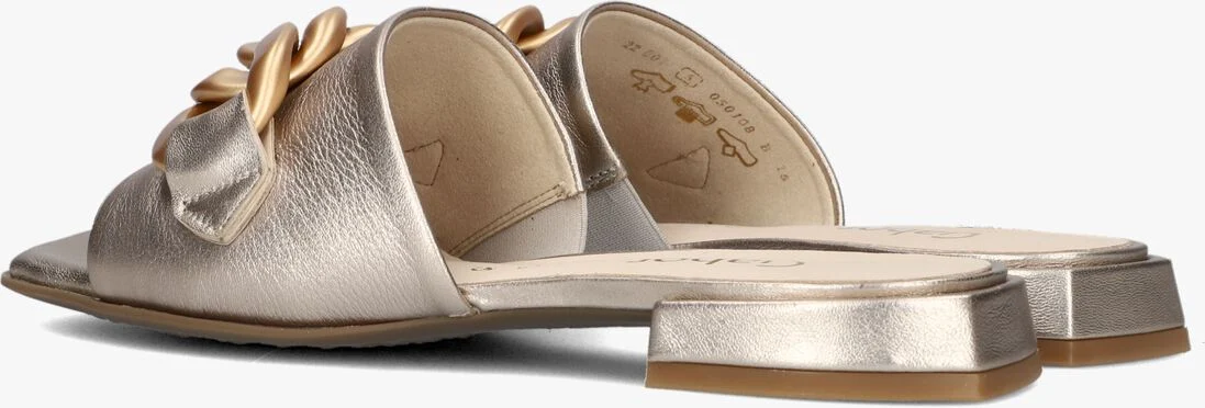 GABOR ros&eacute;gouden gabor slippers 801.3