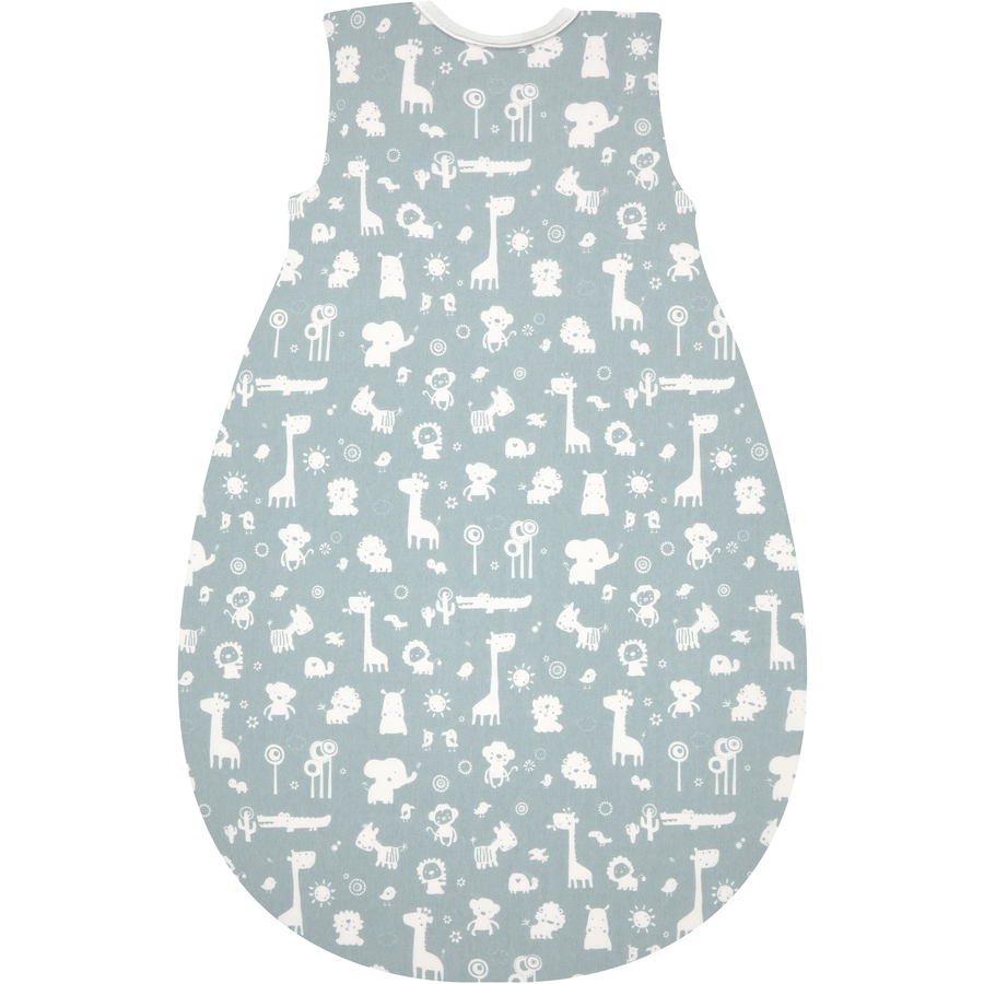 Alvi® Kugelschlafsack Mäxchen Light Animals puderblau 110 cm