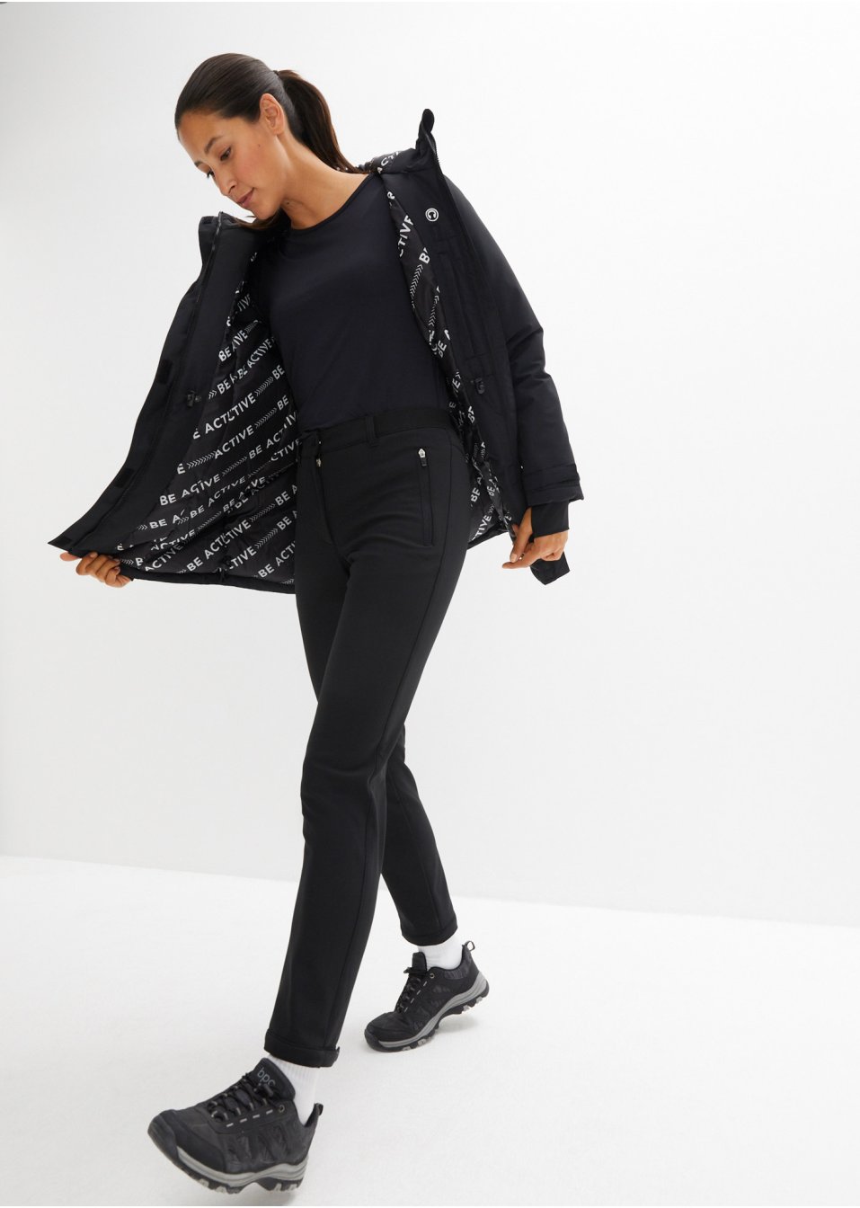 Parka fonctionnelle imperméable, ampleur réglable