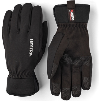 Hestra CZone Contact  Fingerhandschuhe Black