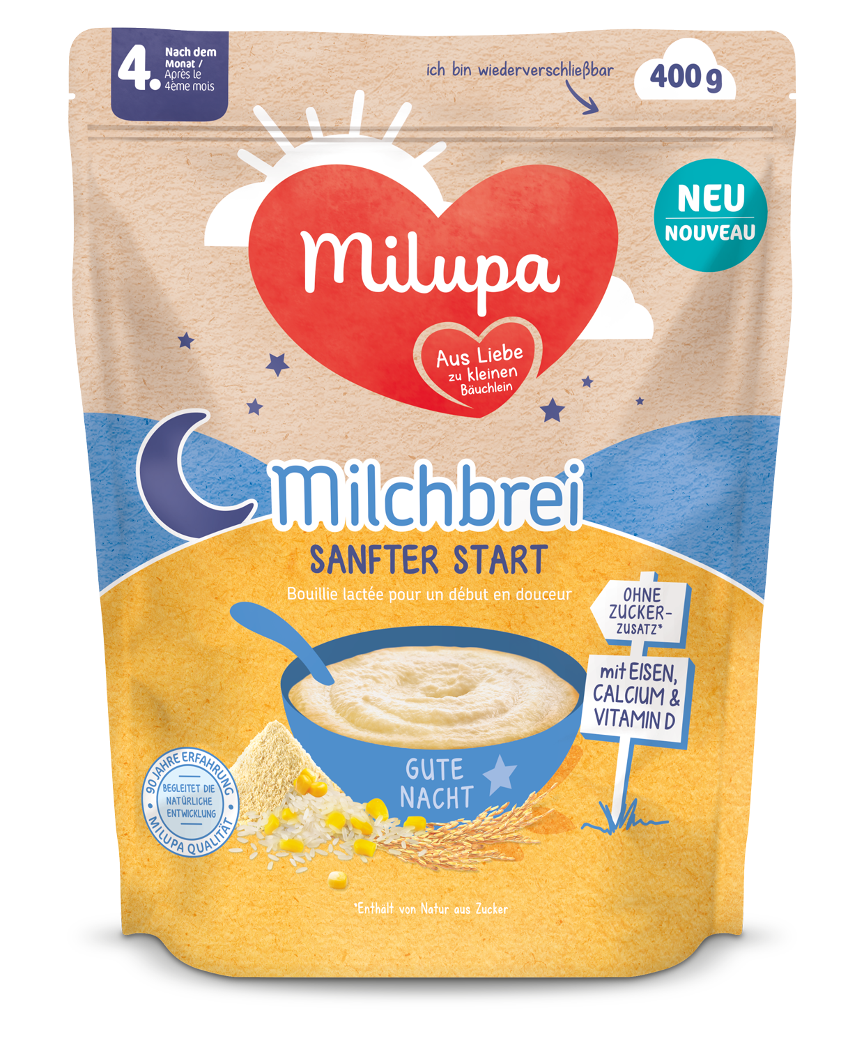 MILUPA Gute Nacht Sanfter Start<br>400 g, 5m+