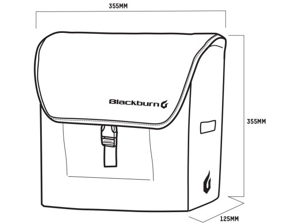Blackburn Local Oannier Sidetaske, 13L