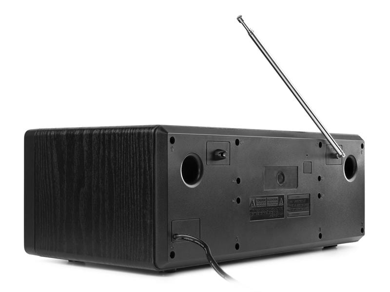 Audizio Radio/CD-Player Prato Schwarz DAB  Radio mit CD-Player