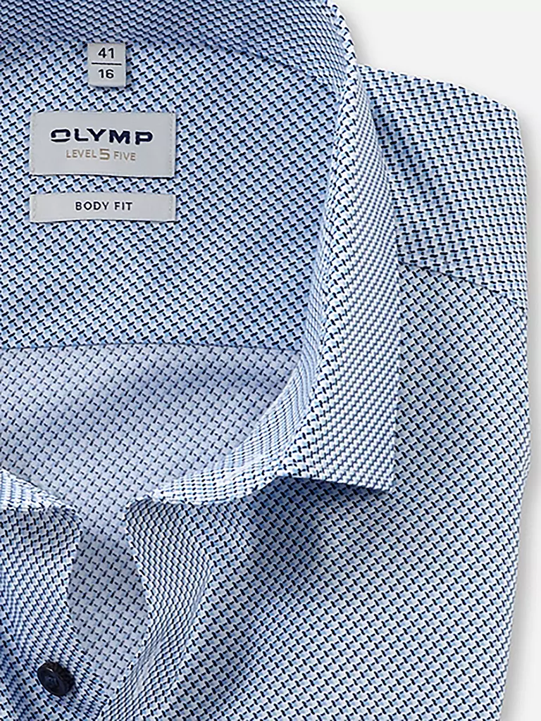 OLYMP LEVEL FIVE Hemd Body Fit blau