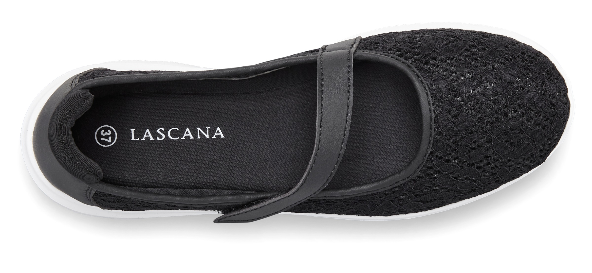 LASCANA Slipper  Halbschuh superleicht und bequem mit modischer Spitze VEGAN