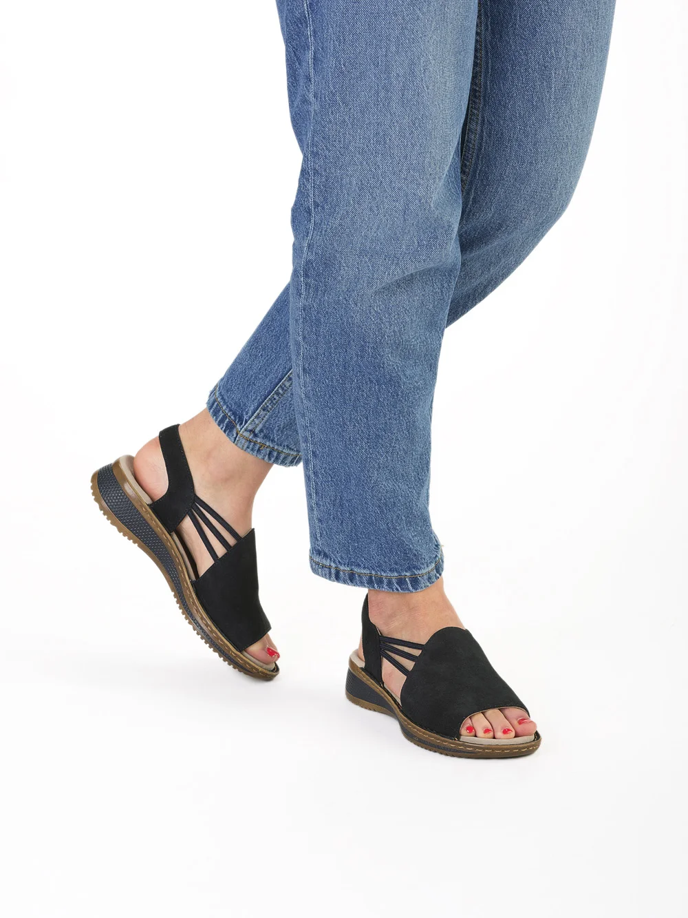 Sandalette Hawaii blau
