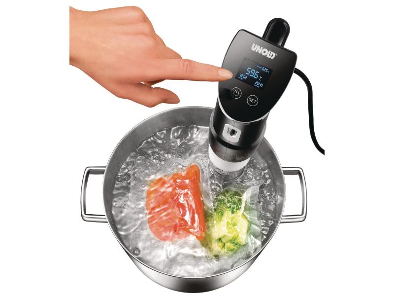Unold Sous Vide Stick Time 58915 Bequemes Vakuumgaren im eigenen Kochtopf