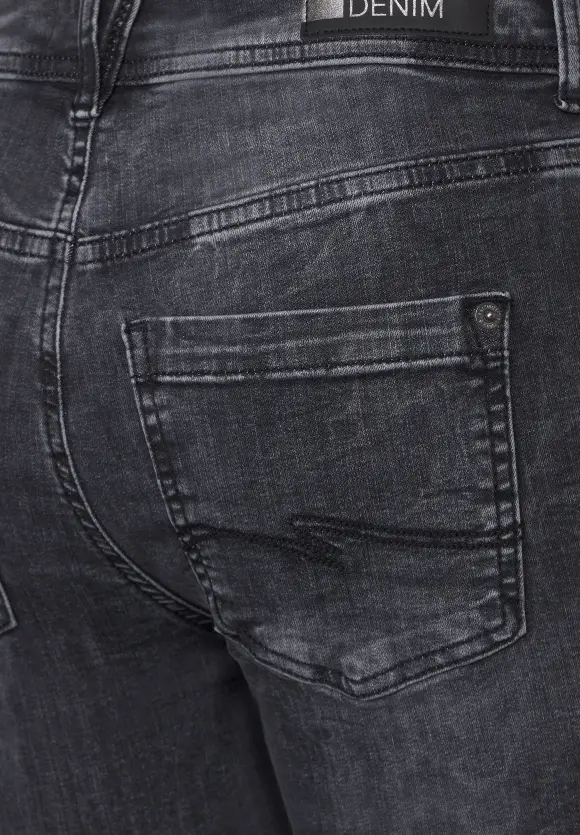 Casual Fit Jeans - steel grey netwash