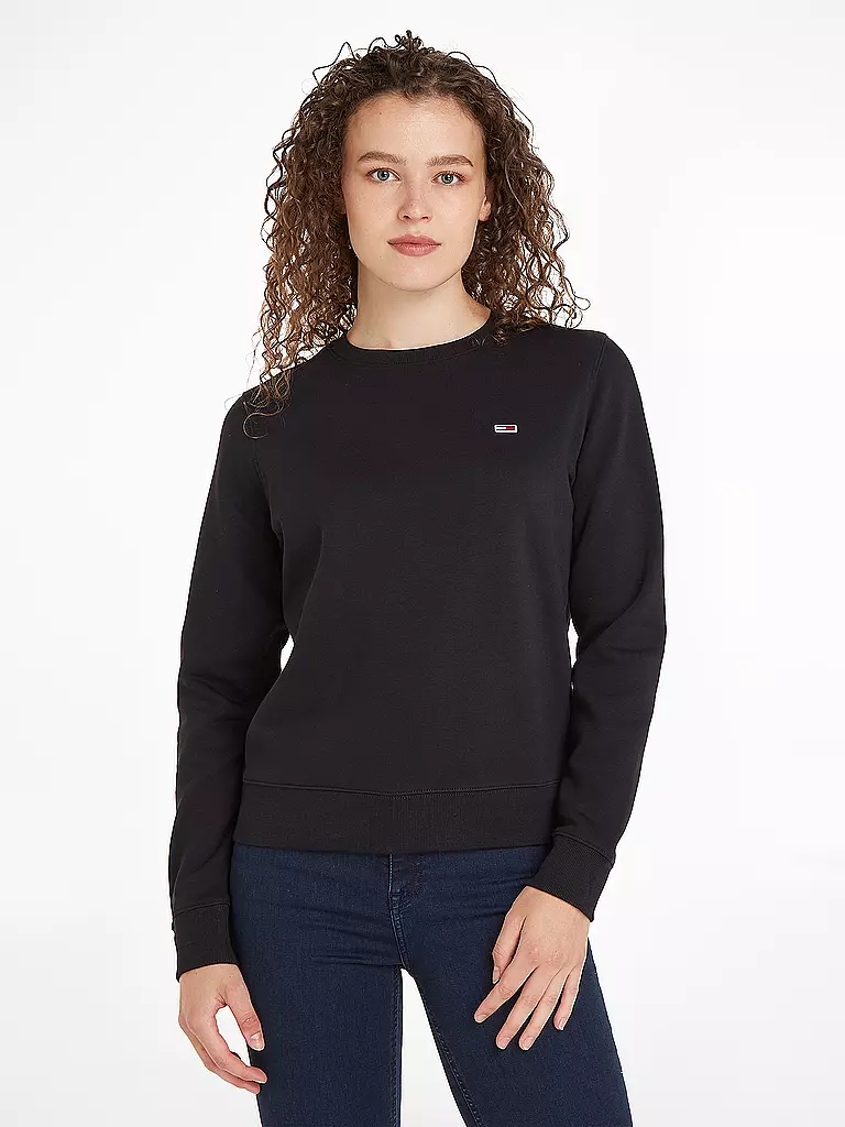 TOMMY JEANS Sweater schwarz