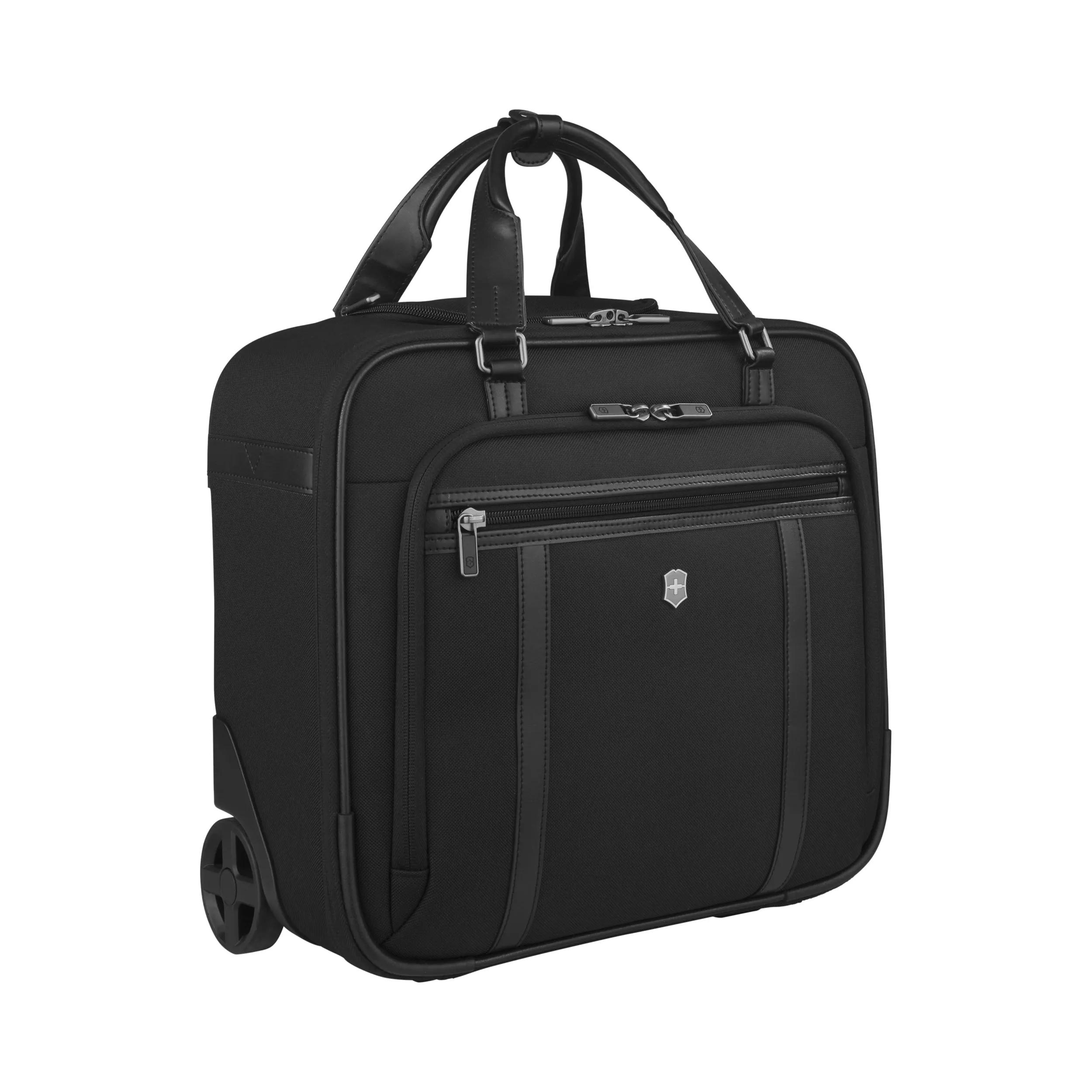 Werks Professional CORDURA® Wheeled Business Brief Compact-schwarz
