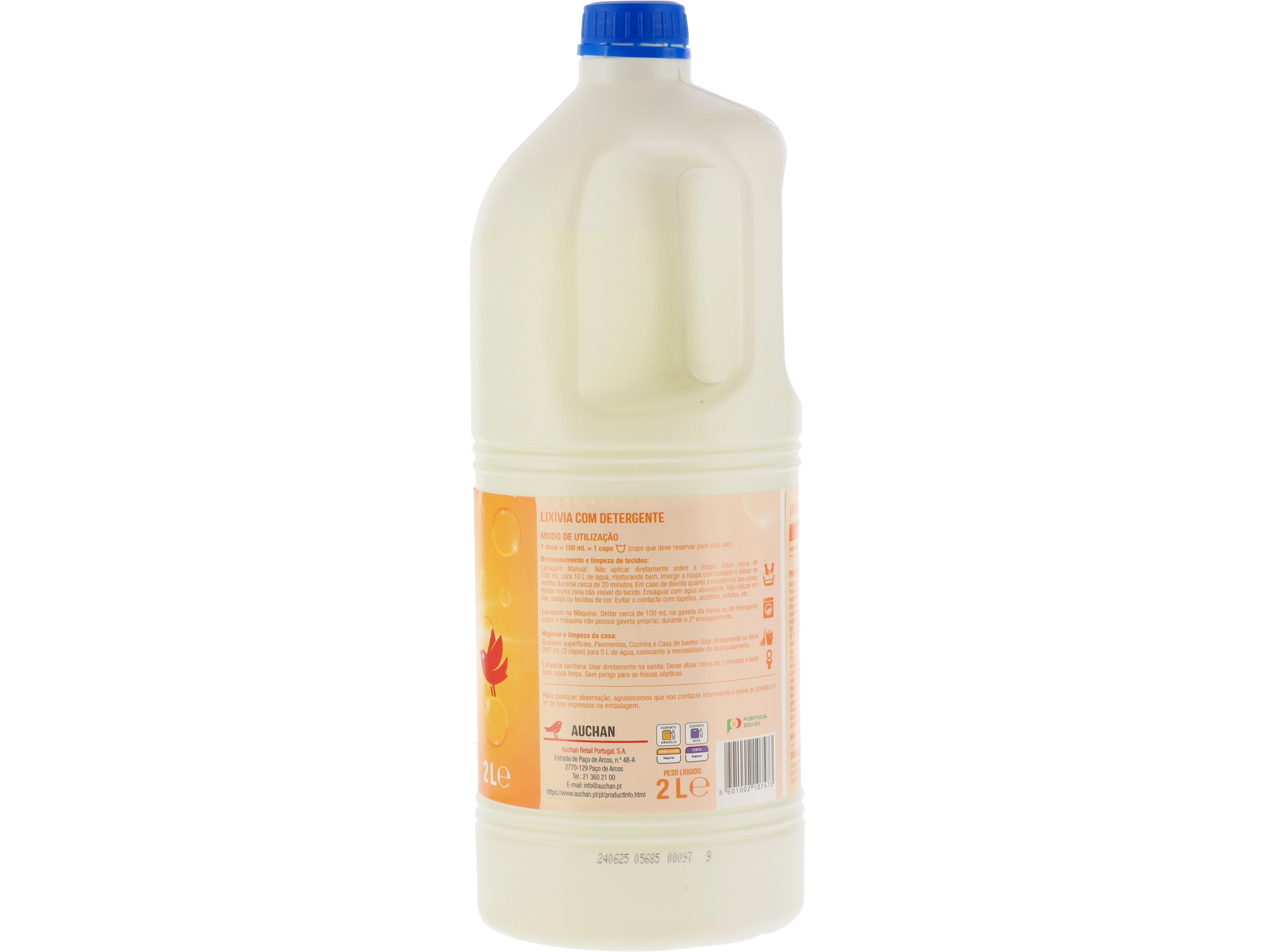 LIXÍVIA AUCHAN COM DETERGENTE 2L