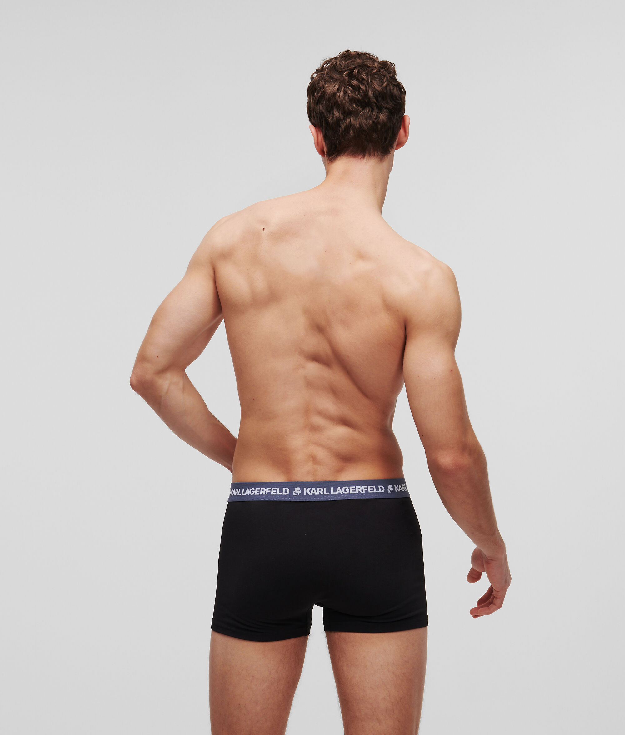 CALEÇONS MULTICOLORES AVEC LOGO KARL - LOT DE 3