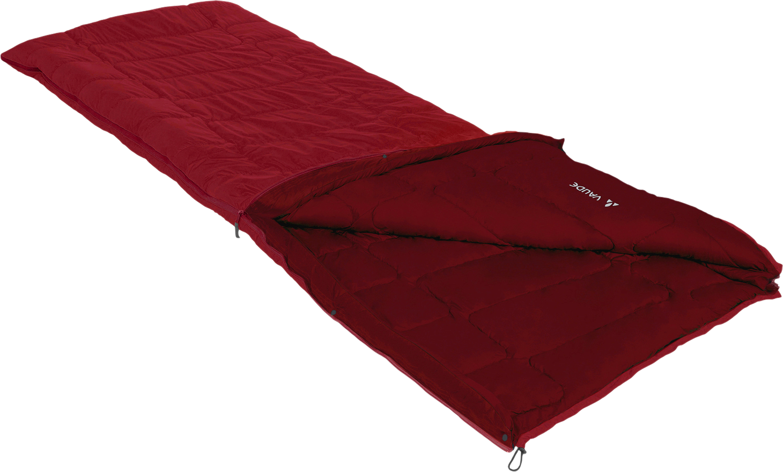 Vaude Navajo 100 SYN Kunstfaser Deckenschlafsack 220 x 80 cm dark indian red