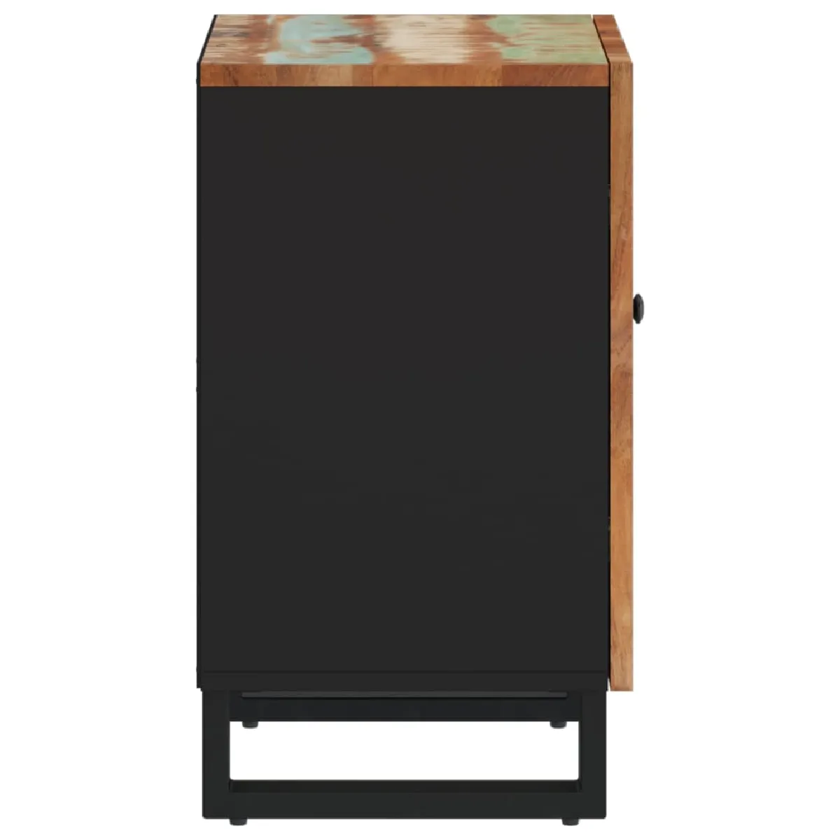 vidaXL Armoire de salle de bain bois massif de récupération