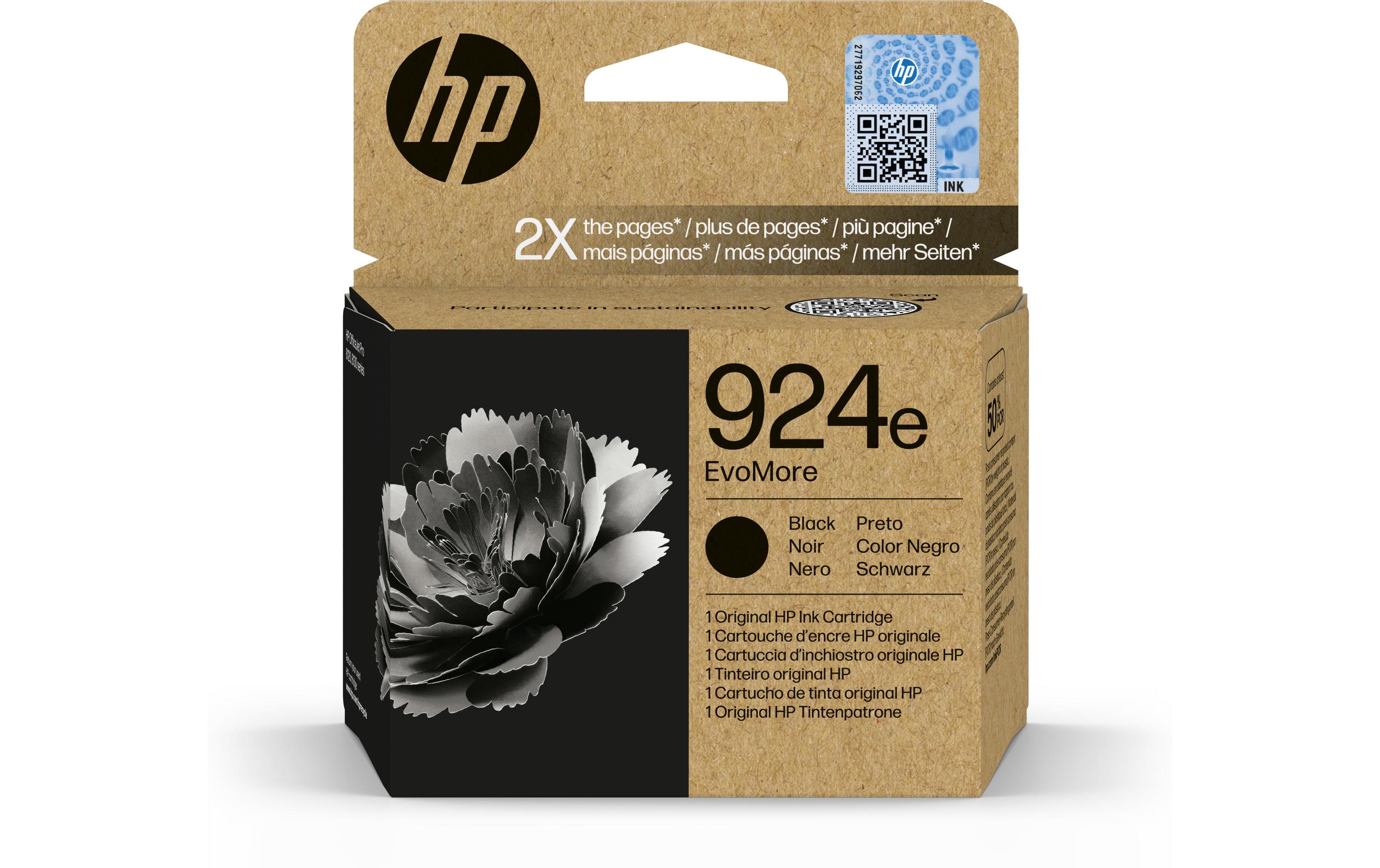 Tinte Nr. 924e (4K0V0NE) BlackDruckerpatrone, Schwarz