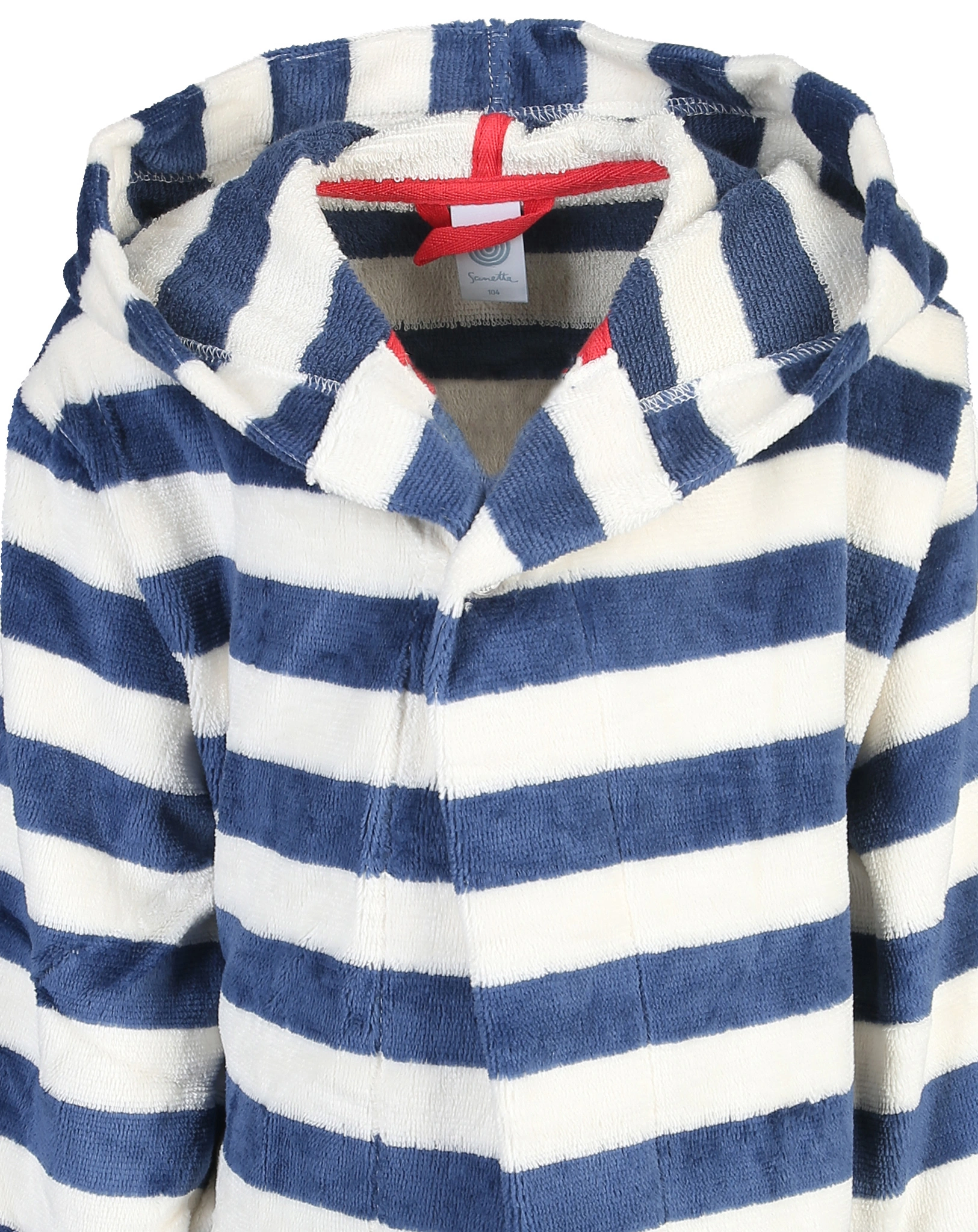 Bademantel STRIPES BLU in blau