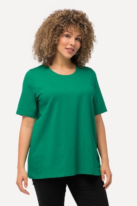 T-Shirt, A-Linie, Rundhalsausschnitt, Halbarm
