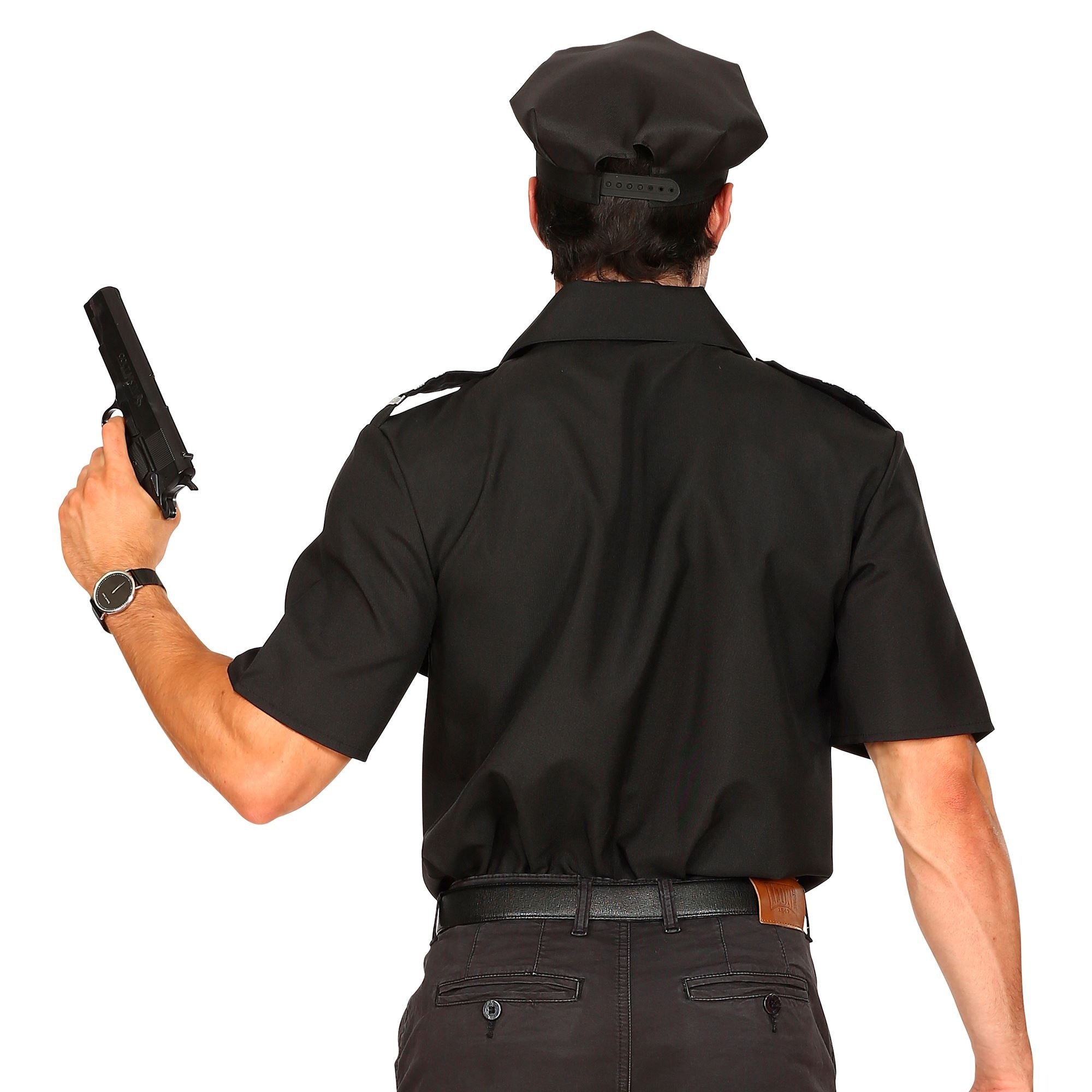 Politie Blouse Zwart Heren