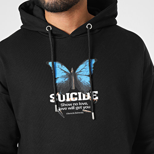 Sweat Capuche LL688 Noir