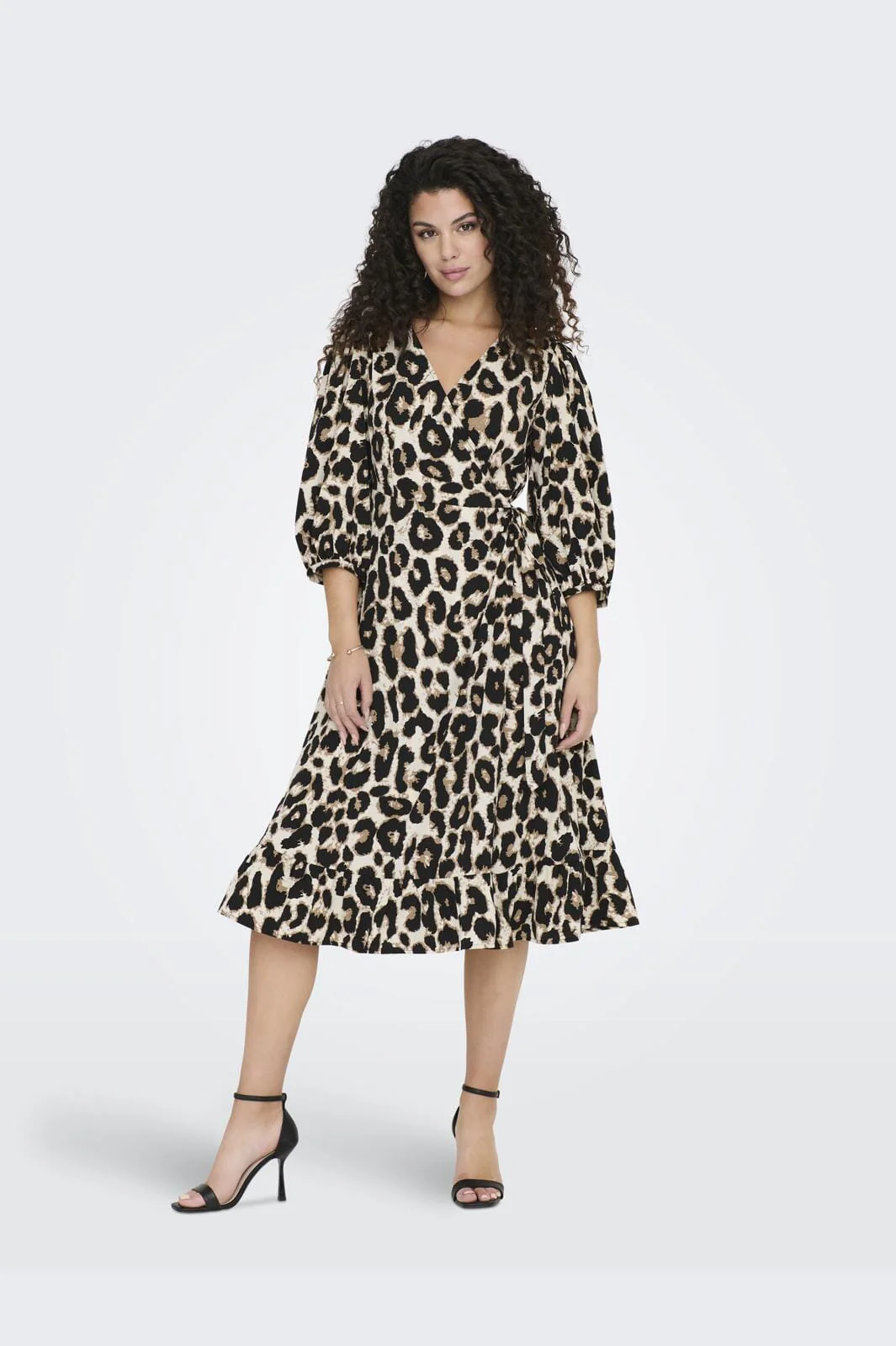 Only Onlolivia 3/4 Wrap Midi Dress