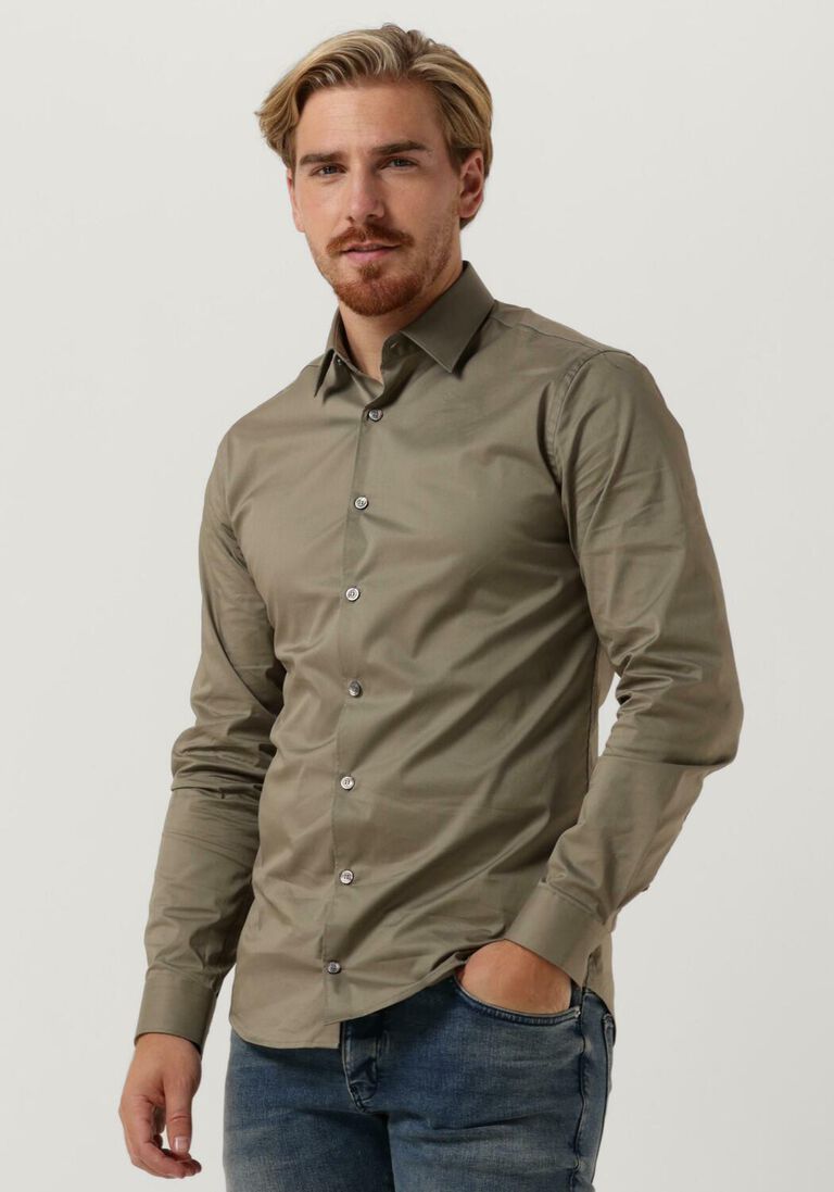 TIGER OF SWEDEN groene tiger of sweden casual overhemd filbrodie