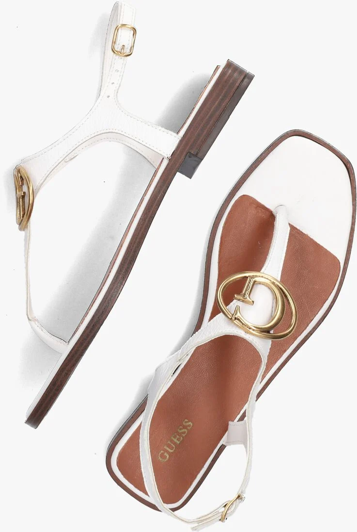 GUESS witte guess sandalen miry