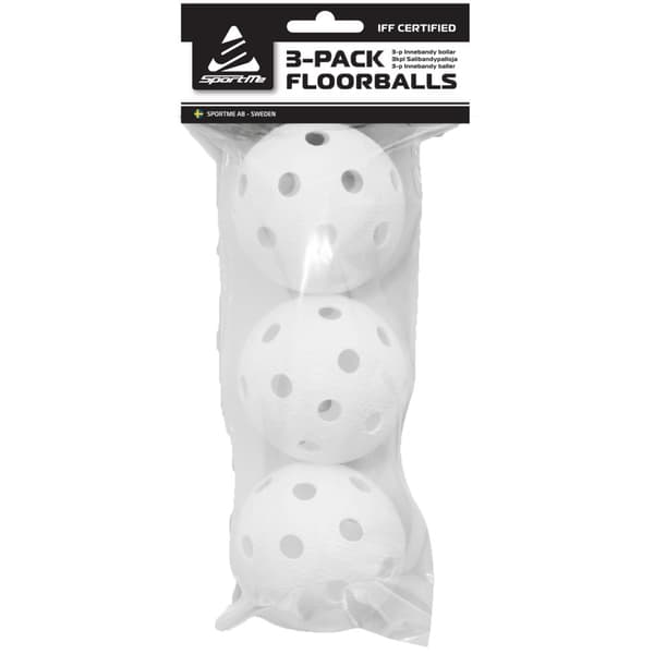Innebandyballer 3 Pack IFF-godkjent