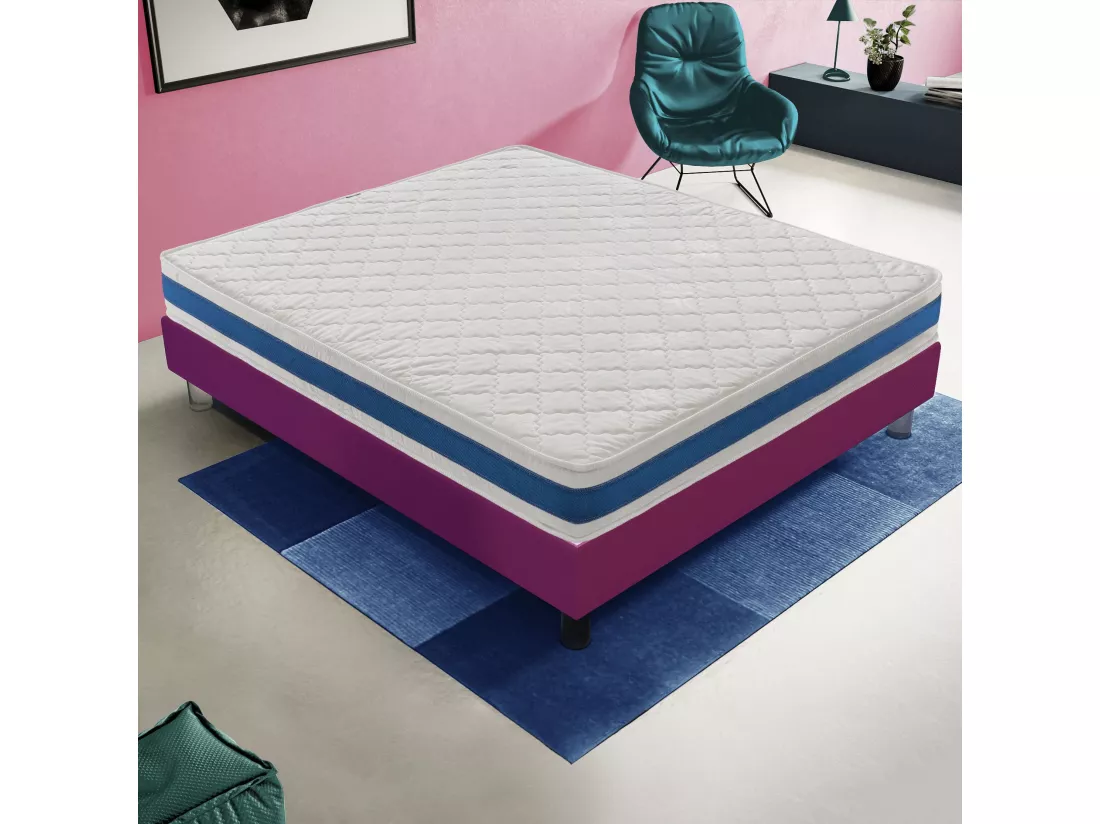 Matelas en mousse - réversible - 11 zones de confort – niveau de rigidité H1 180x200 cm