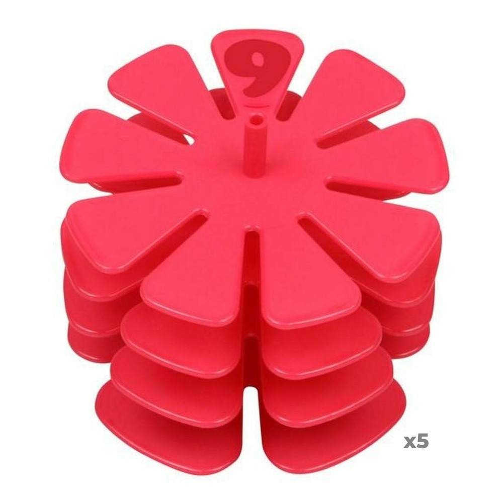 5 kits de 4 marque-parts de gâteau 5, 6, 7 et 9 parts