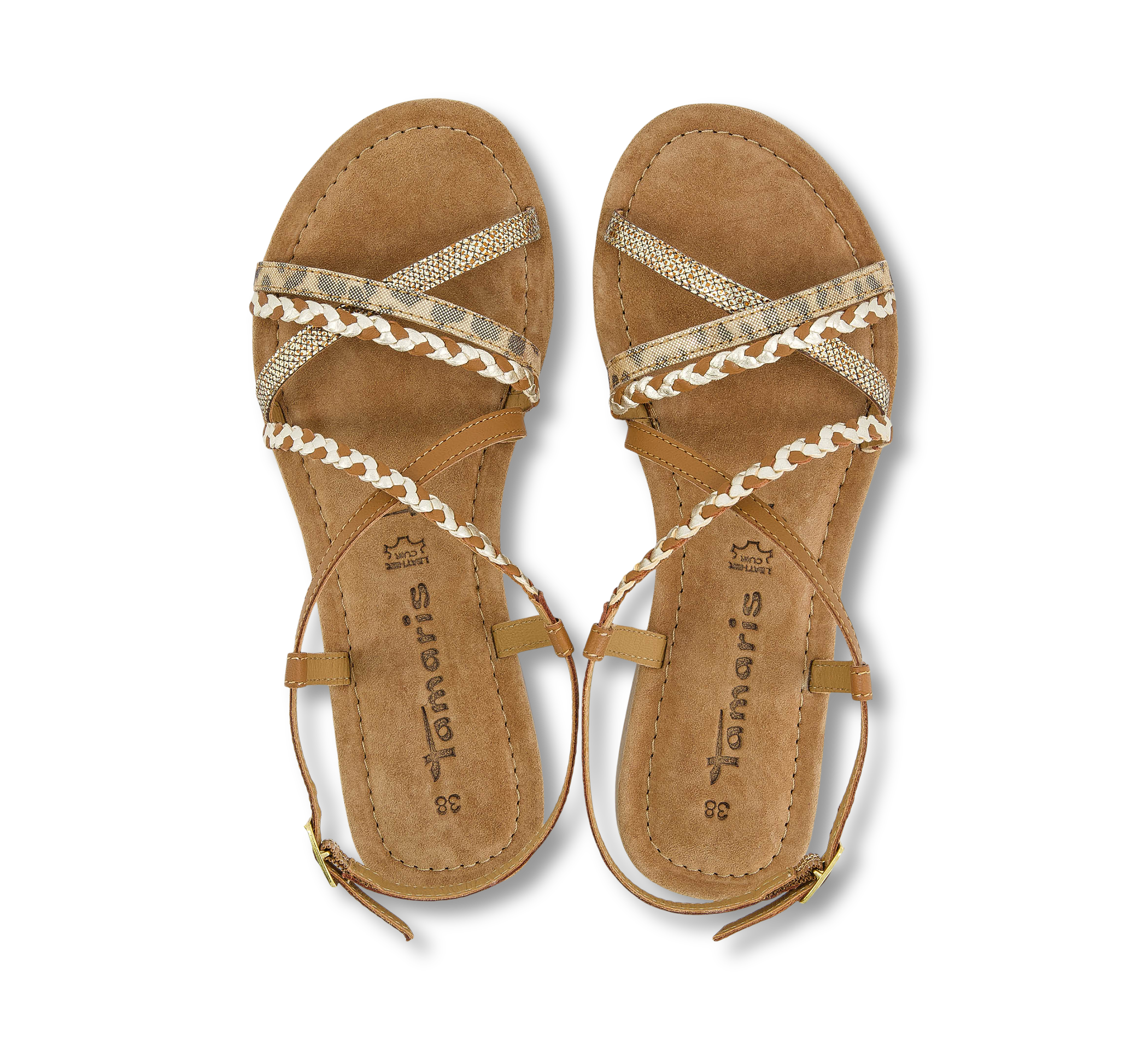 Tamaris Riemchensandalen braun