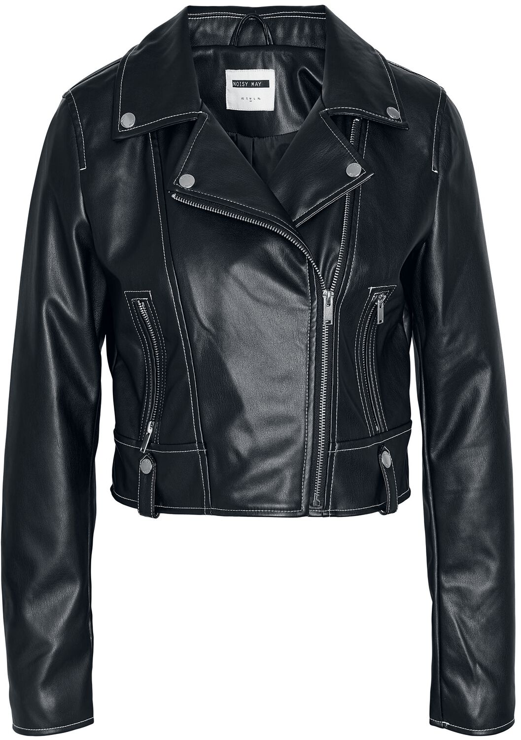 NMLuke Paulina - Veste Motard | Noisy May Veste en imitation cuir