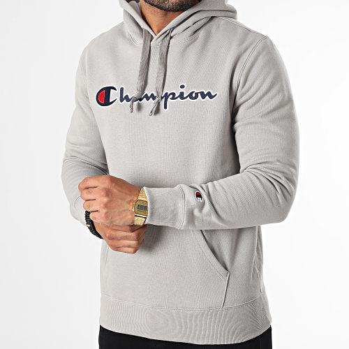 Sweat Capuche 217858 Gris Clair