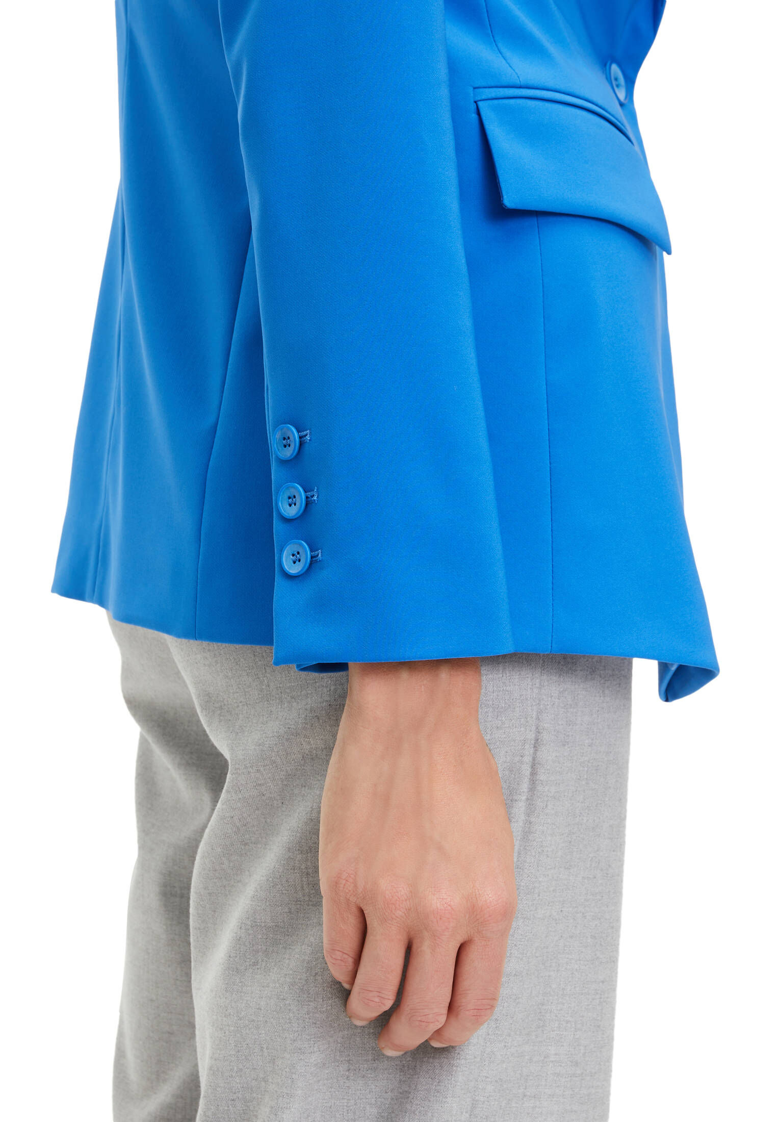 Betty & Co| Damen Longblazer mit Taschen
