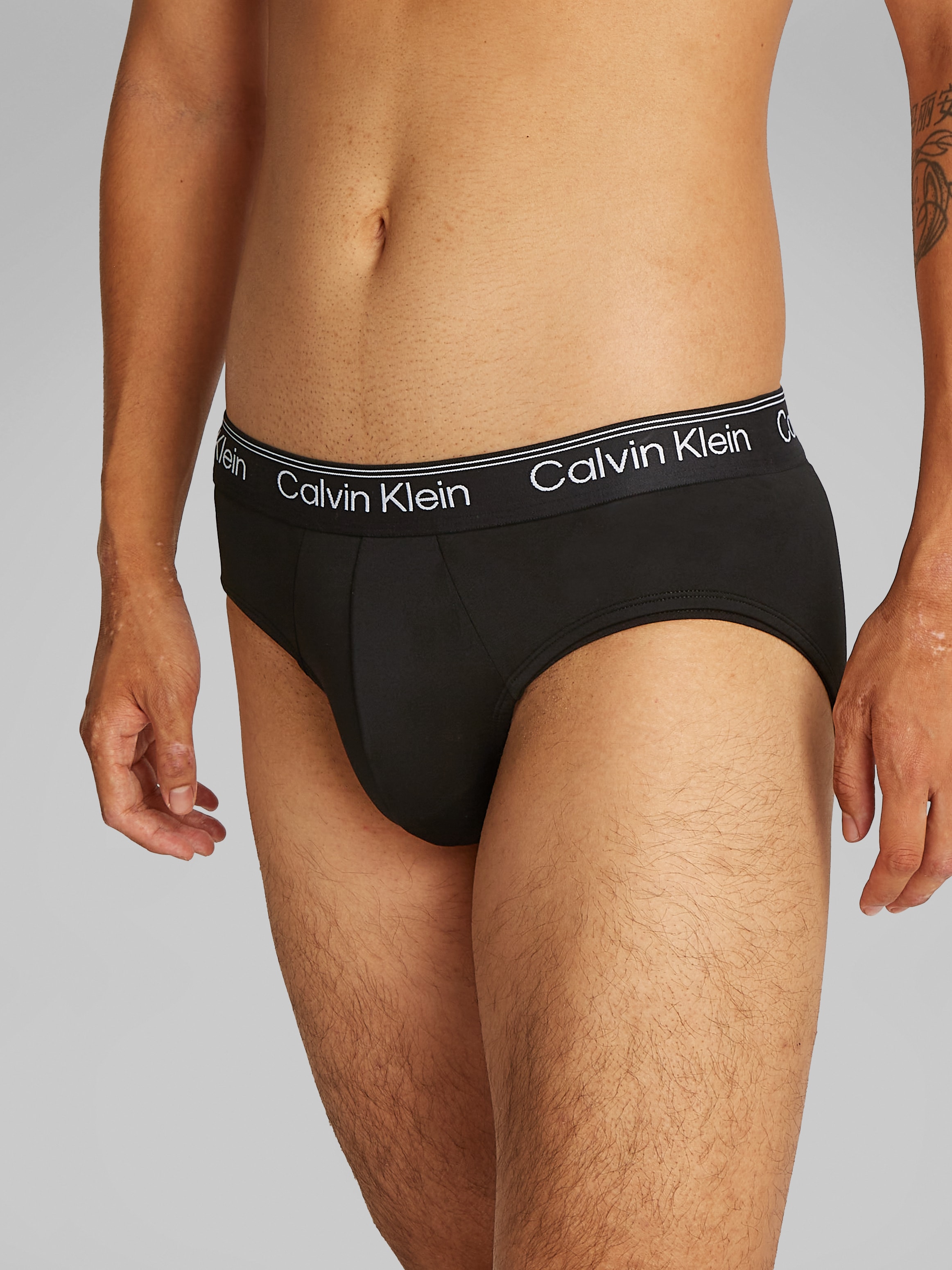 Calvin Klein Underwear Hipster »HIP BRIEF 3PK«, 3er-Packer Packung, mit Logo-Elastikbund