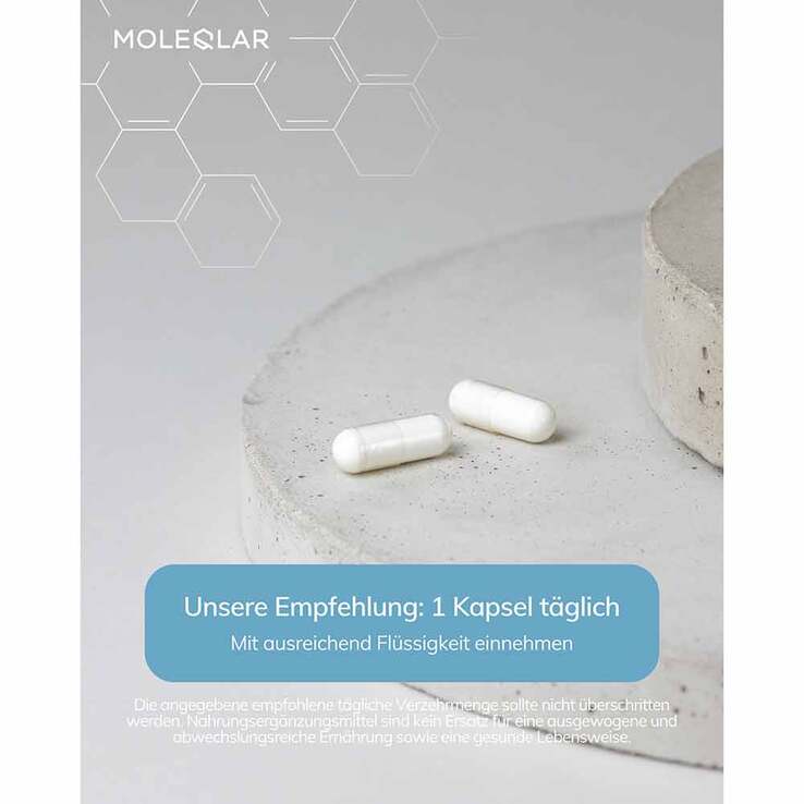 Moleqlar Glucosamin D-Glucosaminsulfate Kapseln, 90 St