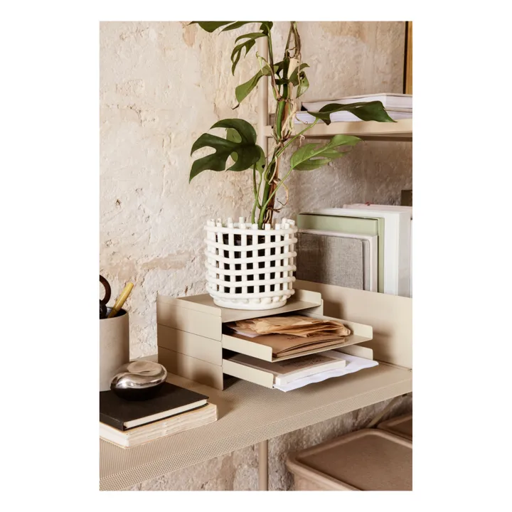 Ferm Living Panier en céramique | Blanc