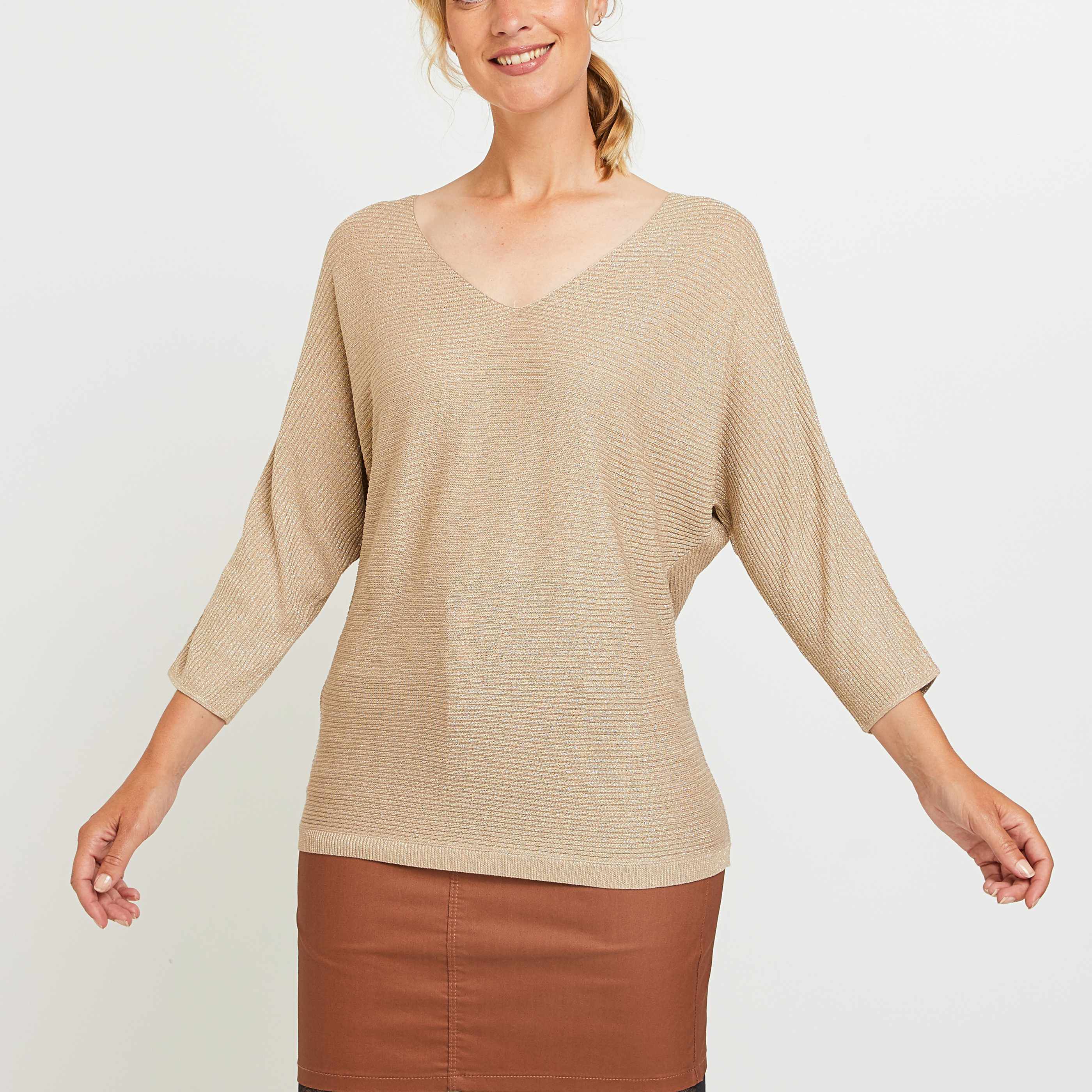 Pull loose femme - BEIGE