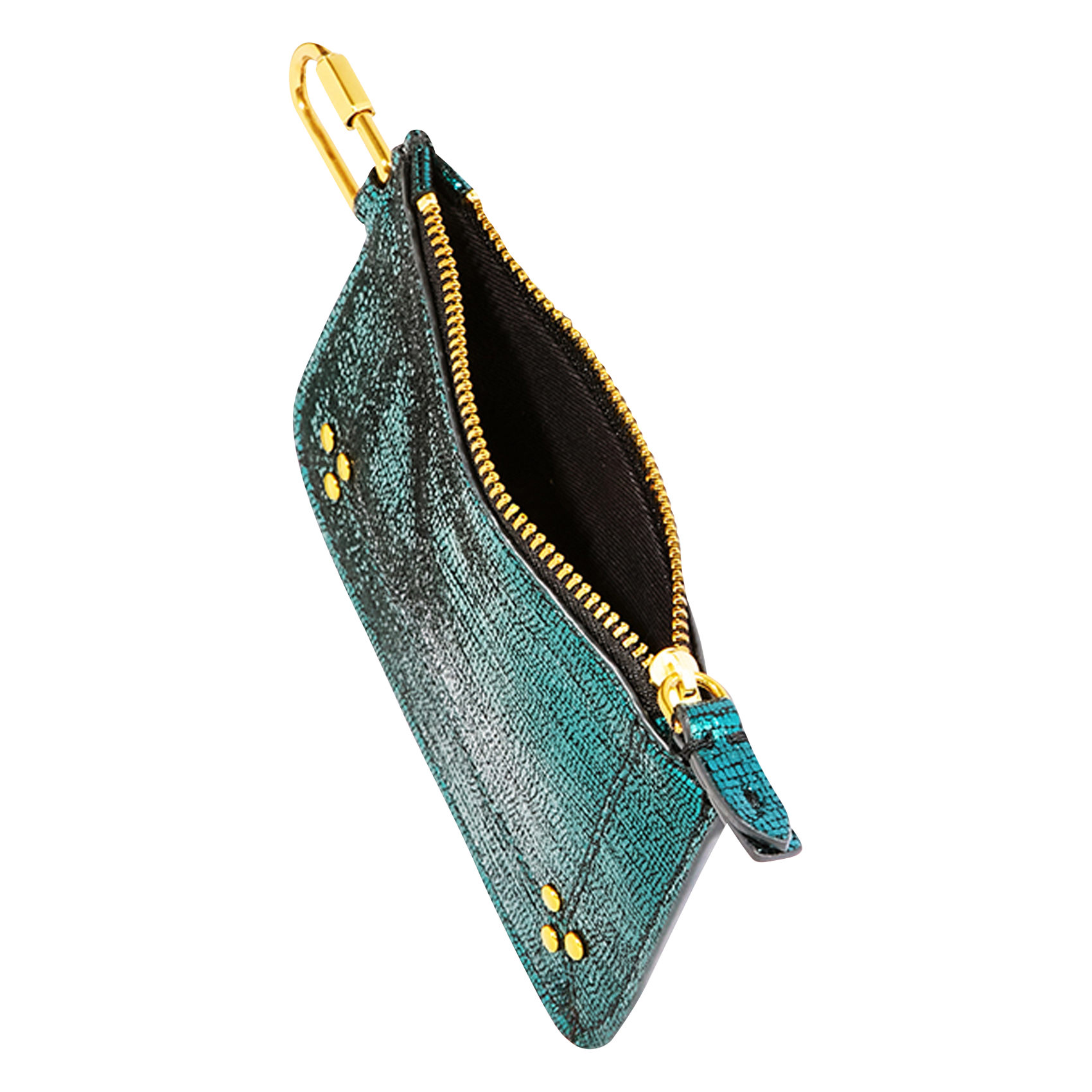 POPOCHE XS - Pochette zippée en cuir de chèvre | Vert