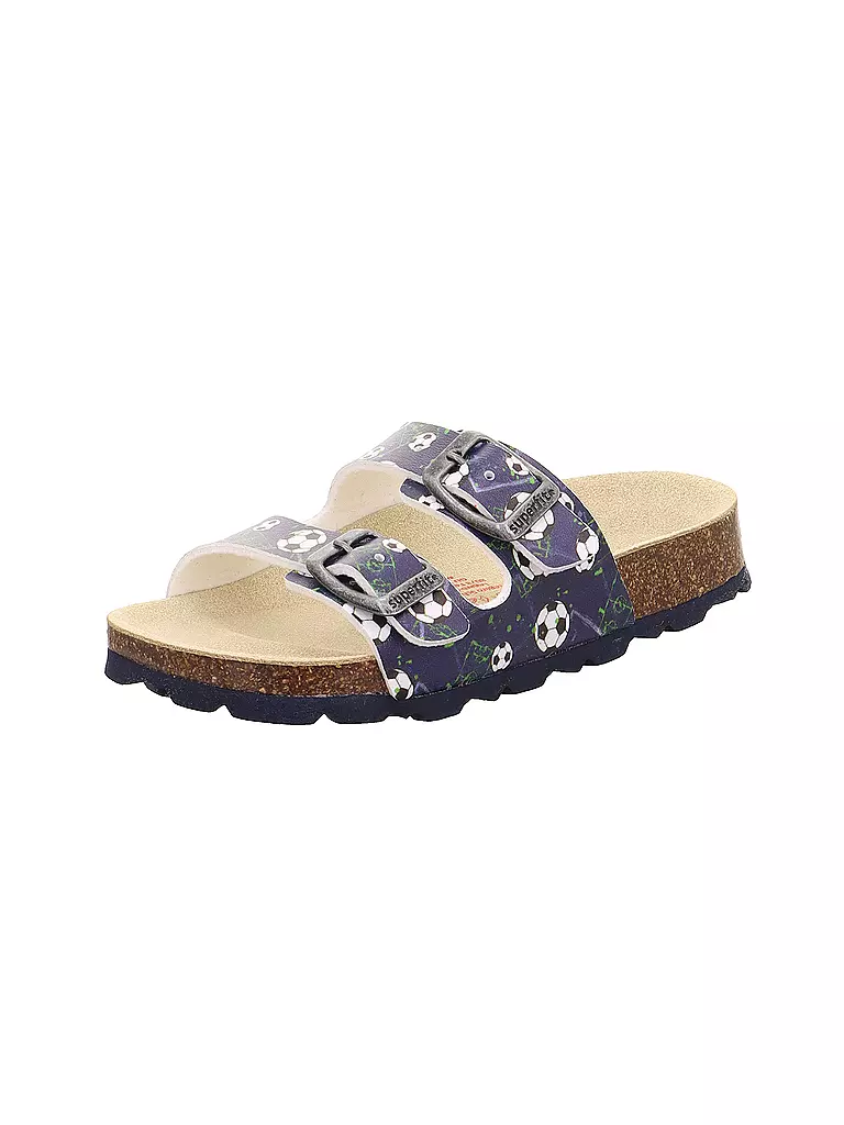 SUPERFIT Jungen Hausschuhe - Pantoffel  blau